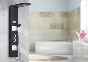 Quality Hydromassage Function Wall Mount Shower Panel Dual Zinc Handle Design ROVATE wholesale