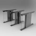 Compact Speed Gate Turnstile Secure And Reliable Entrance Control