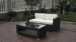 Customized color PE rattan outdoor sofa set wicker furniture