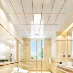 Decorative Aluminium Suspended Ceiling Systems Tiles 600x600mm Perforated Clip