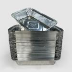 Food Grade Silver 8389 Aluminum Foil Container for Hot Food Packing Aluminum