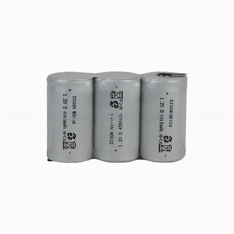 Emergency Lighting NiCad D Type 3.6V 4.5Ah Rechargeable Battery Pack 70°C