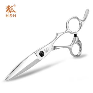 Quality 6.0 Inch Stainless Steel Engraved Barber Scissors Brushed Matte Surface wholesale
