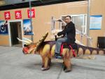 Red tiger Animatronic Simulation Walking Dino