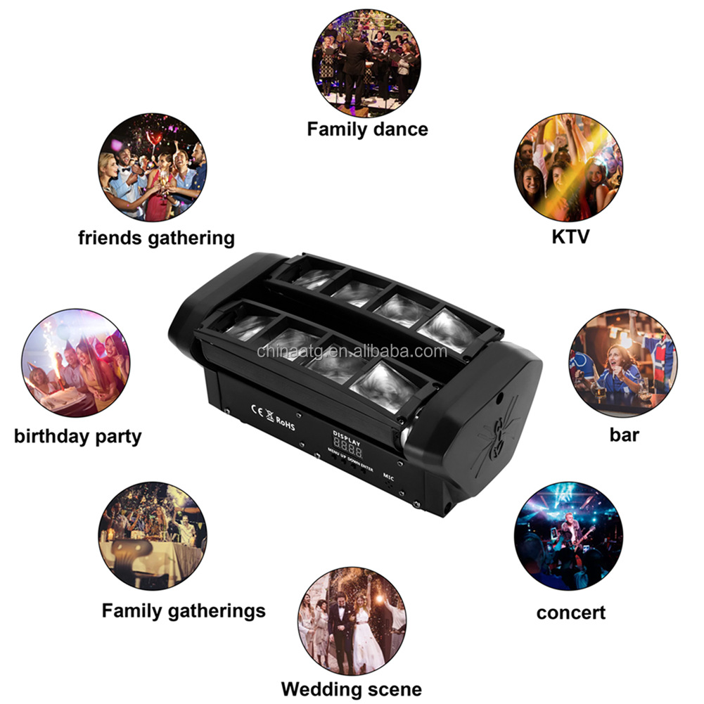 AC100-240V 50-60Hz LED Moving Head Stage Wash Light Bar For Disco And Party