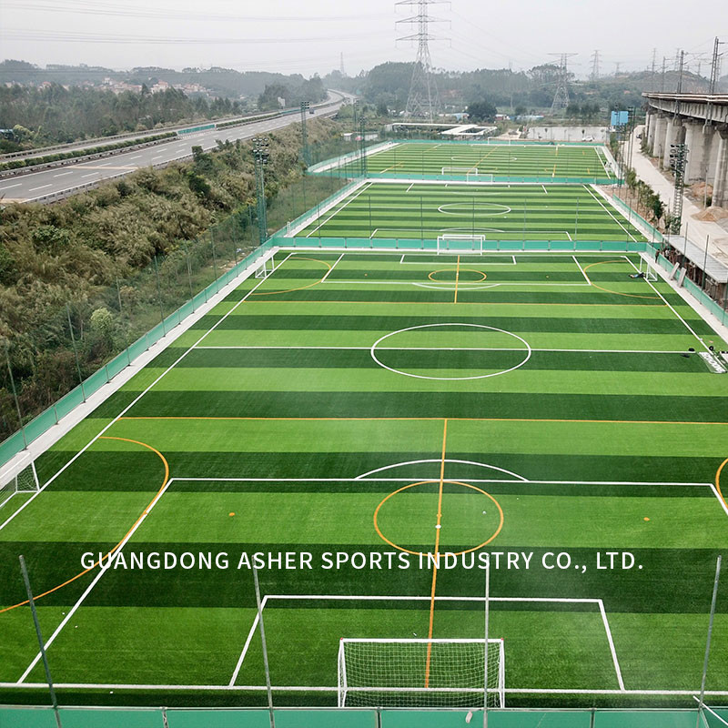Synthetic Artificial Football Pitches New Polyethylene 50mm Height