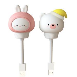 Quality FACTORY custom Toy Lamp PVC Vinyl LED Light Up Toys Cute Cartoon USB Night Lights wholesale