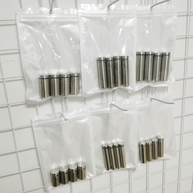 Stainless Steel 316 Wall Sign Standoff Mounting Hardware Standoff Cap Sign Holder For Acrylic Display
