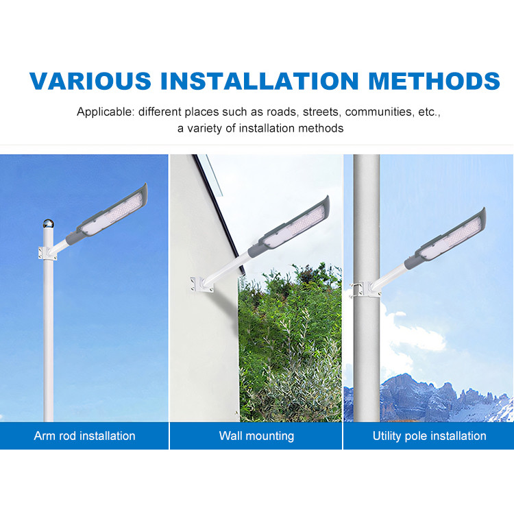 3000-6500K IP65 Waterproof 50 - 200w LED Street Light Die-casting Aluminum