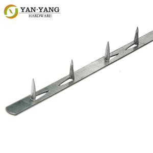 Quality best factory price durable one meter long sofa iron metal tack strip without PVC cover wholesale