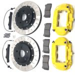 6061 Aluminum 4 Pots Brake System Dual Rear Caliper 355x28mm Brake Disc