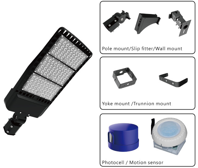 Super Bright 5000K Outdoor LED Area Light 150LPW 100W LED Shoebox Light