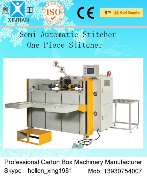 Cheap High Speed Automatic Carton Packing Machine , Semi-Auto Stitching Machine for sale