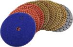 Wet Diamond Metal Granite Polishing Pads Set