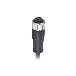 Quality Waterproof M16 4 Pin Connector Female Contacts Molded 0.5m Pur 4x16awg Cable Ip67 / Ip68 wholesale