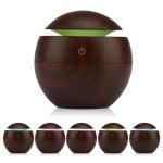 Color Changing USB Charging Mini Wood Grain Aromatherapy Diffuser