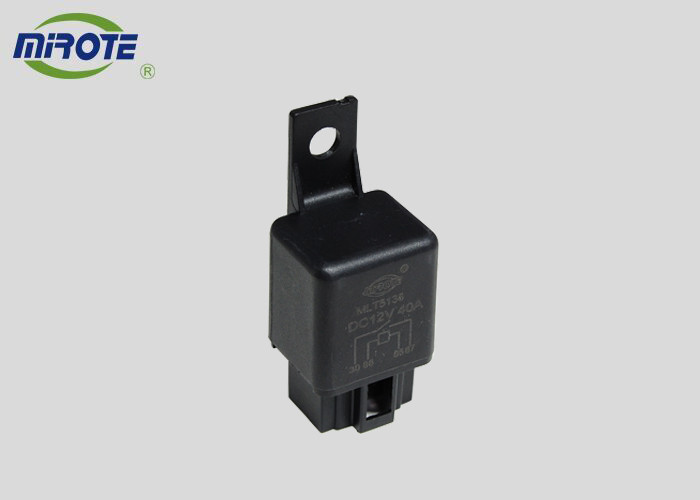Four Pole 12vdc 40a Spst Automotive Relay With Black Shinny Cover 420W Max Force MB141967 MB141980 RL-221 RL-221B