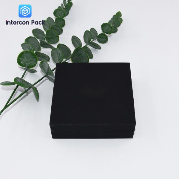 Matt Lamination Small Jewelry Packaging Boxes Leather filled Paper For Necklace