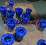 DN100 PN16 GGG50 ductile iron foot valve supplier