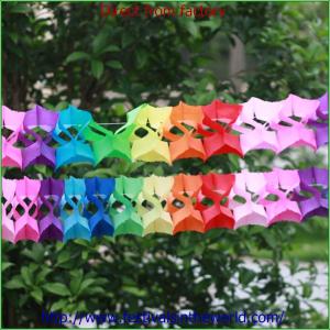 Quality paper flower garland decoration wholesale