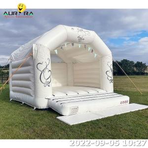 Quality Commercial Inflatable Bounce House Outdoor White Wedding Bouncer Jumping Castle wholesale