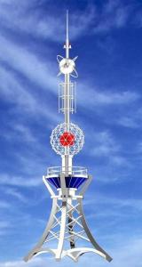Quality Decorative Conventional Lightning Arrester , ESE Lightning Rod Tower wholesale