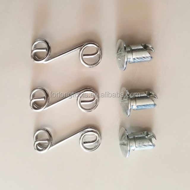 Universal Stainless Steel Quarter Turn Buttons Dzus Fasteners for Car Fitment