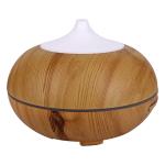 300ml Ultrasonic Perfume Wooden Aroma Humidifier Night Light Essential Oil