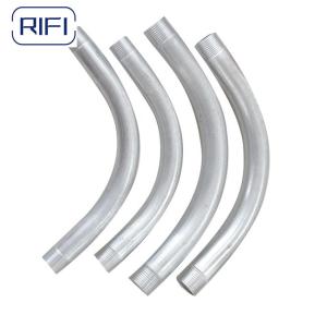 Quality 1/2&quot; Galvanized Rigid Conduit Fittings 90 Degree Rigid Steel Conduit Elbows wholesale