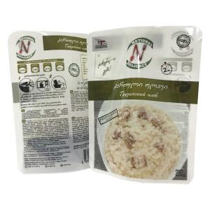 Quality 135℃ RCPP High Barrier Smell Proof Stand Up Retort Pouch for Meat Fish Rice Microwavable wholesale