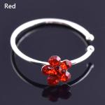 Trendy Colorful Nostril Stainless Nose Hoop Plum Nose Rings Clip On Nose Ring