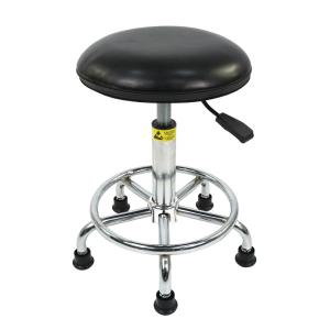 Quality Customizable 20 Inches PU Leather Chairs Antistatic Lab Chair 300lbs wholesale