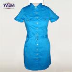 New design pictures office straight blue dress fashion women clothing bulk