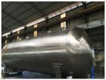 Vertical Industrial Compressed Air Receiver Tank 10 Bar Pressure 0.6m3 Liter