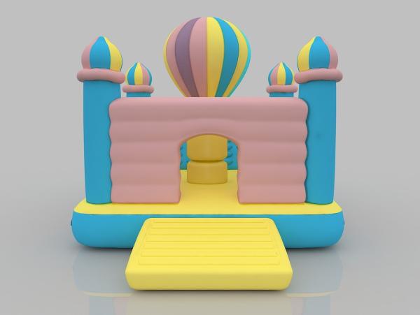 3 - 16 Years Old Inflatable Castle Hot Air Balloon Theme Bounce House Business