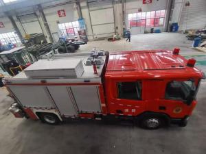 Quality JY100 14000kg 8930mm Emergency Fire Engine Emergency Rescue Truck HIAB X-CL111B-2 wholesale