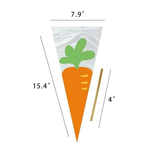 Party Snack Wrapping Cellophane Corn Bag Self Adhesive Treat Snacks Cookie Cello