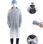 Waterproof Disposable Nonwoven CPE Apron Gowns With thumb Loop CPE gown