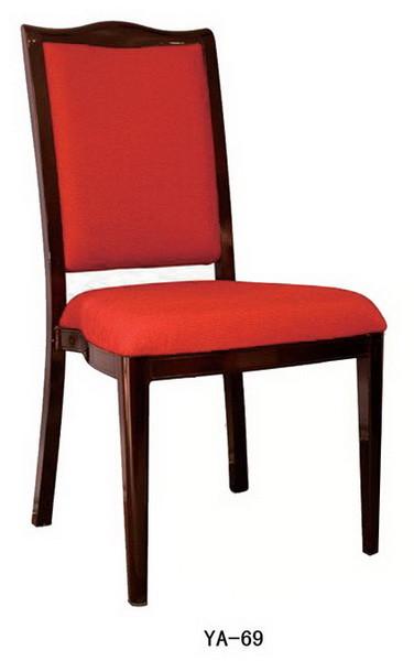 Factory price wholesale strong aluminium BB dining chair in restaurant hall (YA