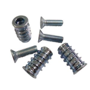 Quality Customized Iron Zinc Door Hinge Screws Powder Coating Yellow Brown wholesale