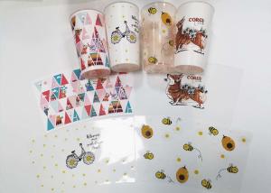 Quality Cheese Yogurt Container Alfoil Injection Printed IML In Mold Labeling wholesale