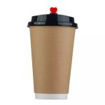 12oz Bulk Custom Printed White Paper Coffee Cups Disposable Coffee Cups