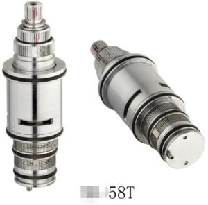 Quality 3/8&quot; 1/2&quot; 3/4&quot; Thermostatic Shower Valve Cartridge Chrome plated 25g wholesale