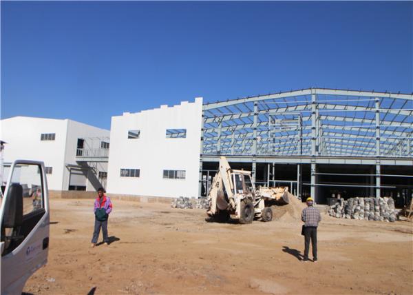 Cheap Large Span Lightweight Steel Frame Structure Construction Building Project for sale