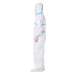 Non Woven Full Body Disposable Protective Suits Isolation Clothing