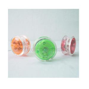 Quality hot sale Abs Promotion printed logo led flash yoyo ball toy gift wholesale