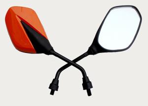 Quality Double Color Motorbike Rear View Mirror Square Shaped For Cub Motorcycle wholesale