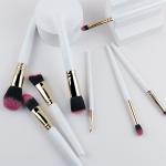 Thoughtful Design Beauty Brushes Set Gradient Hair Durable Wooden Handle