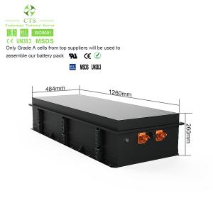 Quality CTS Lithium Battery Pack 320V 90Ah 28.8KWh For Electric Boat Electric Boat Lithium Battery wholesale