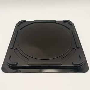 Quality PS Material Black Plastic Frame Single Wafer Shipper For Protection wholesale